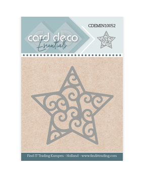 Card Deco Mini Snijmal Christmas Star (CDEMIN10052) Card Deco Mini Snijmal Christmas Star (CDEMIN10052)