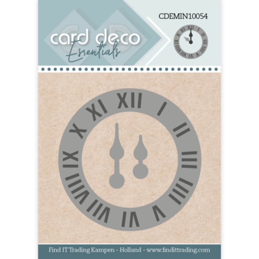Card Deco Mini Snijmal Clock (CDEMIN10054)