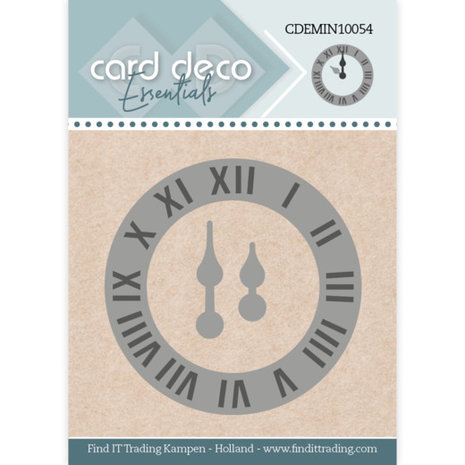 Card Deco Mini Snijmal Clock (CDEMIN10054)