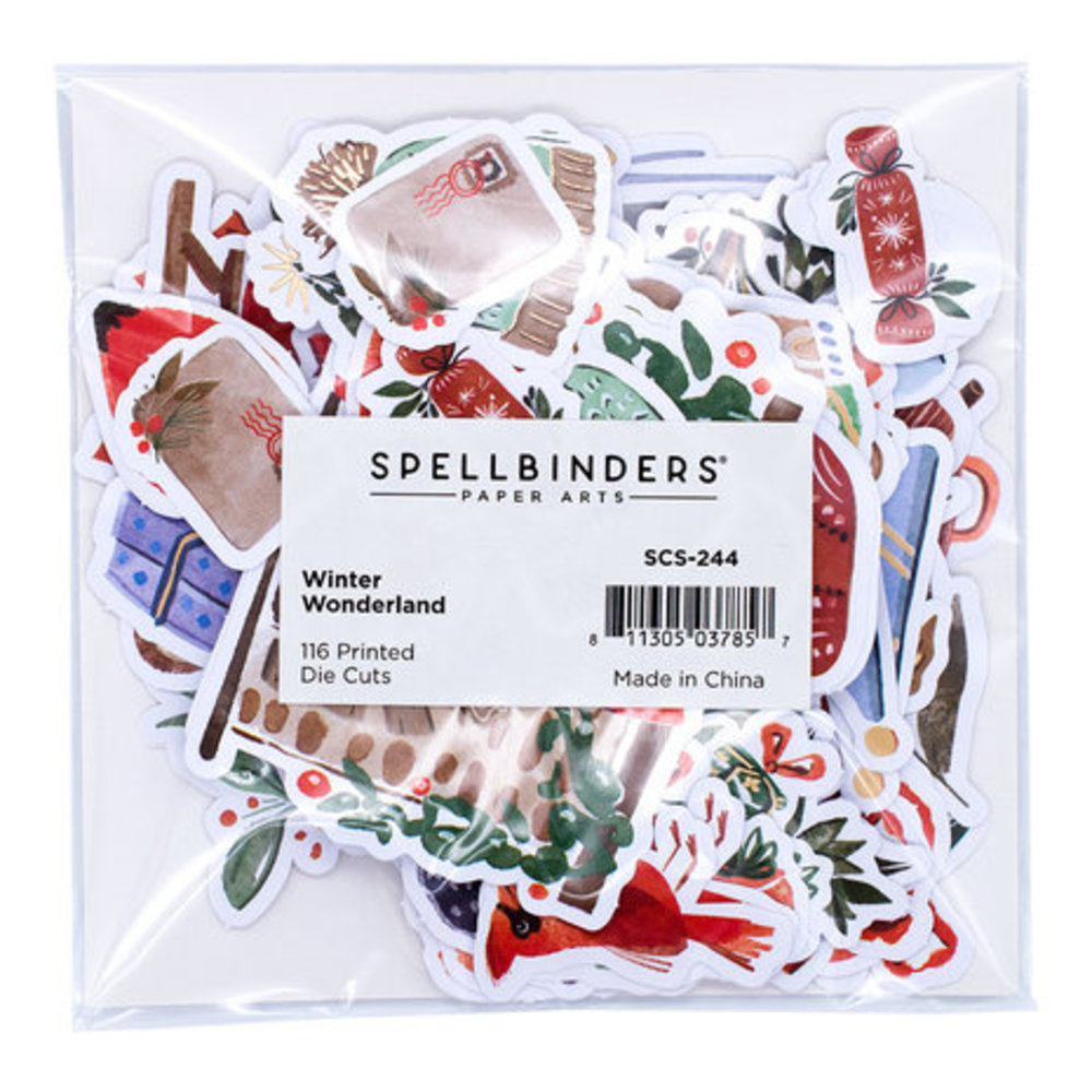 Spellbinders Winter Wonderland Printed Die Cuts (SCS-244) Spellbinders Winter Wonderland Printed Die Cuts (SCS-244)