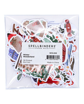 Spellbinders Winter Wonderland Printed Die Cuts (SCS-244) Spellbinders Winter Wonderland Printed Die Cuts (SCS-244)