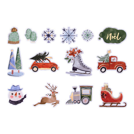 Spellbinders Winter Wonderland Printed Die Cuts (SCS-244) Spellbinders Winter Wonderland Printed Die Cuts (SCS-244)
