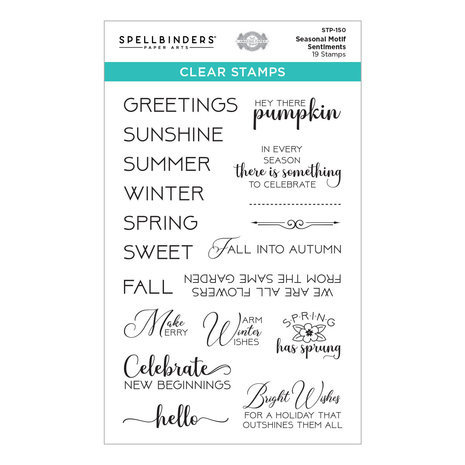 Spellbinders Seasonal Label Motifs Seasonal Motif Sentiments Clear Stamp (STP-150) Spellbinders Seasonal Label Motifs Seasonal Motif Sentiments Clear Stamp (STP-150)