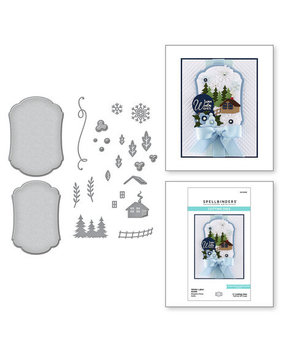 Spellbinders Seasonal Label Motifs Snijmal Winter Label Motifs (S4-1240)