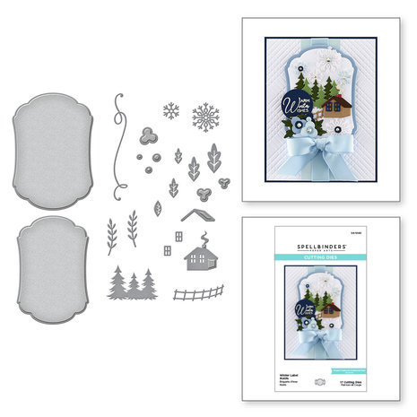 Spellbinders Seasonal Label Motifs Snijmal Winter Label Motifs (S4-1240)