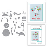Spellbinders Tinsel Time Snijmal Dancin' Snowman (S3-455)