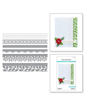 Spellbinders Tinsel Time Snijmal Winter Borders (S5-523) Spellbinders Tinsel Time Snijmal Winter Borders (S5-523)