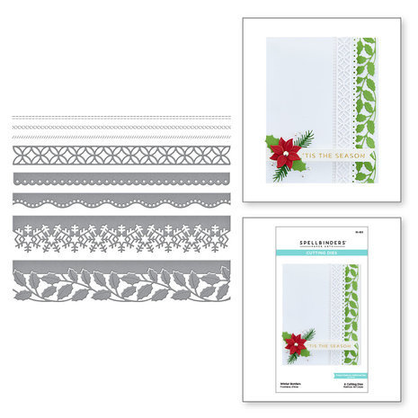 Spellbinders Tinsel Time Snijmal Winter Borders (S5-523) Spellbinders Tinsel Time Snijmal Winter Borders (S5-523)