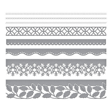 Spellbinders Tinsel Time Snijmal Winter Borders (S5-523) Spellbinders Tinsel Time Snijmal Winter Borders (S5-523)