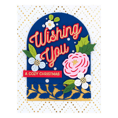 Spellbinders Tinsel Time Dazzling Diamonds Glimmer Hot Foil Plate (GLP-341)