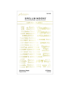 Spellbinders Tinsel Time Christmas Magic Glimmer Hot Foil Plate (GLP-353) Spellbinders Tinsel Time Christmas Magic Glimmer Hot Foil Plate (GLP-353)