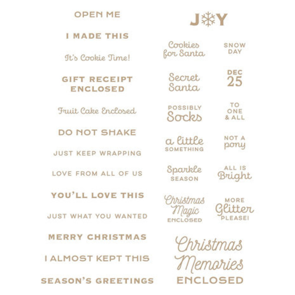 Spellbinders Tinsel Time Christmas Magic Glimmer Hot Foil Plate (GLP-353)