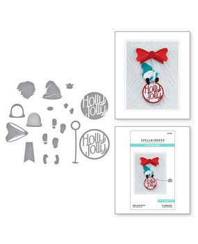Spellbinders Gnome for Christmas Snijmal Holly Jolly Gnome (S4-1223) Spellbinders Gnome for Christmas Snijmal Holly Jolly Gnome (S4-1223)