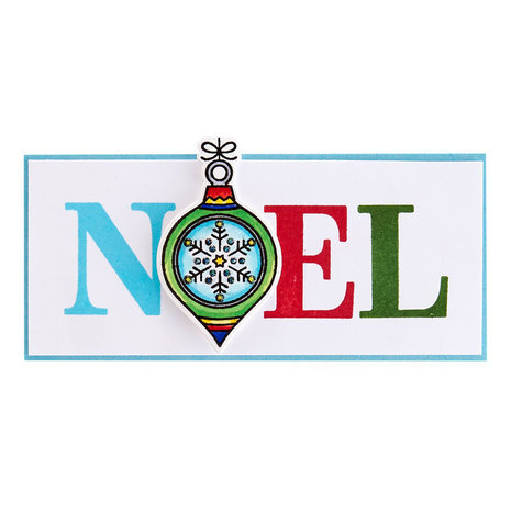 Spellbinders Gnome for Christmas Big Holiday Words Clear Stamp & Die Set (SDS-179)