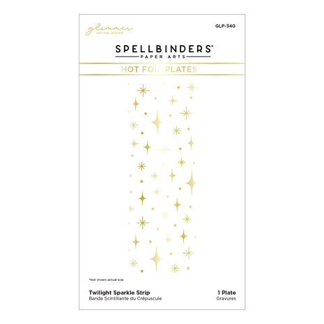 Spellbinders Gnome for Christmas Twilight Sparkle Strip Glimmer Hot Foil Plate (GLP-340) Spellbinders Gnome for Christmas Twilight Sparkle Strip Glimmer Hot Foil Plate (GLP-340)