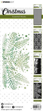 Studio Light Christmas Slimline Branches Masking Stencil (SL-ES-MASK115) Studio Light Christmas Slimline Branches Masking Stencil (SL-ES-MASK115)