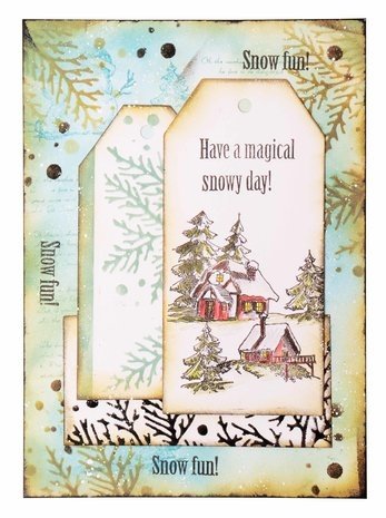 Studio Light Christmas Winter Houses Clear Stamps (SL-ES-STAMP244) Studio Light Christmas Winter Houses Clear Stamps (SL-ES-STAMP244)