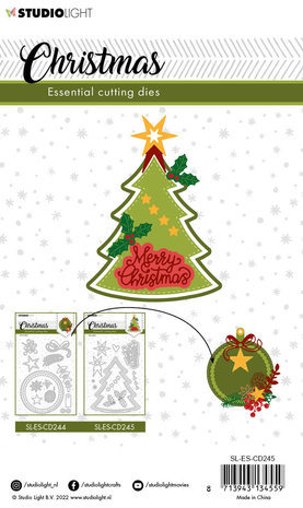 Studio Light Christmas Snijmal Tree Label (SL-ES-CD245) Studio Light Christmas Snijmal Tree Label (SL-ES-CD245)