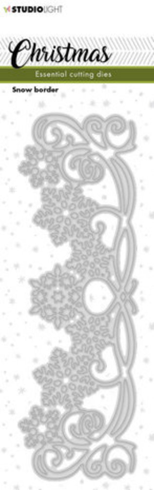 Studio Light Christmas Snijmal Snow Border (SL-ES-CD247) Studio Light Christmas Snijmal Snow Border (SL-ES-CD247)