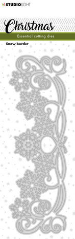 Studio Light Christmas Snijmal Snow Border (SL-ES-CD247) Studio Light Christmas Snijmal Snow Border (SL-ES-CD247)