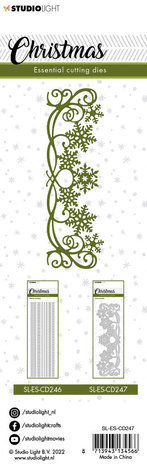 Studio Light Christmas Snijmal Snow Border (SL-ES-CD247) Studio Light Christmas Snijmal Snow Border (SL-ES-CD247)