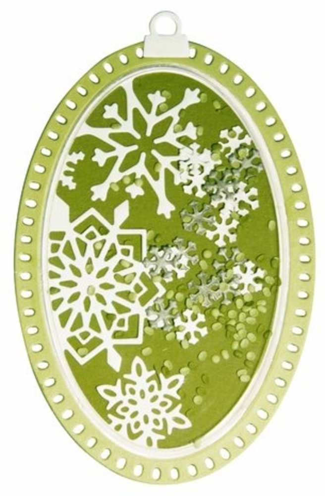 Studio Light Christmas Snijmal Oval Snow Shaker (SL-ES-CD253)