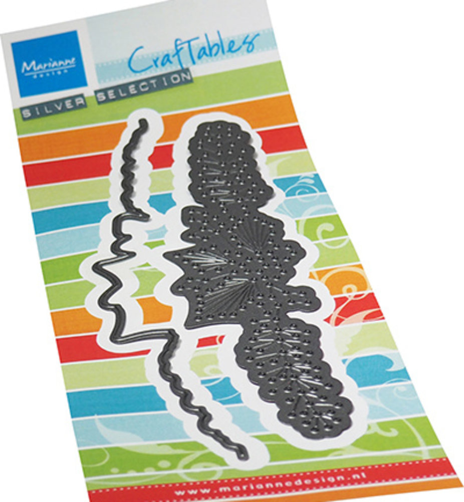 Marianne Design Craftable Stitching Border Pine Twigs (CR1599) Marianne Design Craftable Stitching Border Pine Twigs (CR1599)