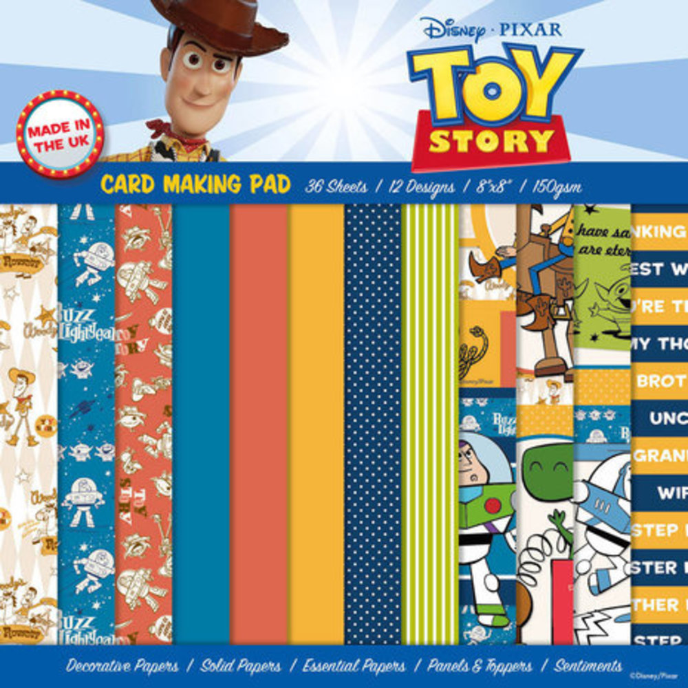 Disney Toy Story-Christmas Card Making Pad, 8x8