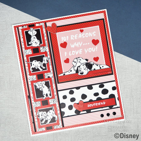 Disney 101 Dalmatians 8x8 Inch Card Making Kit (DYP0017) Disney 101 Dalmatians 8x8 Inch Card Making Kit (DYP0017)