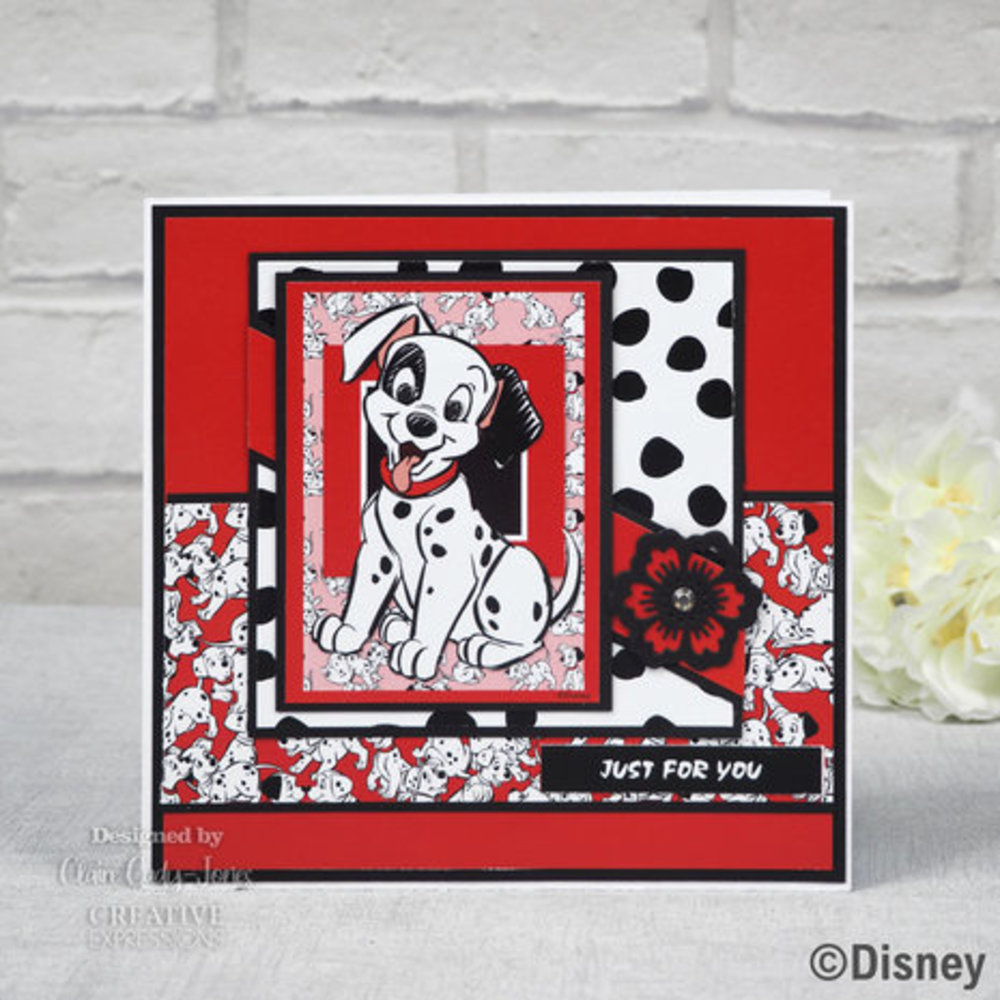 Disney 101 Dalmatians 8x8 Inch Card Making Kit (DYP0017) Disney 101 Dalmatians 8x8 Inch Card Making Kit (DYP0017)