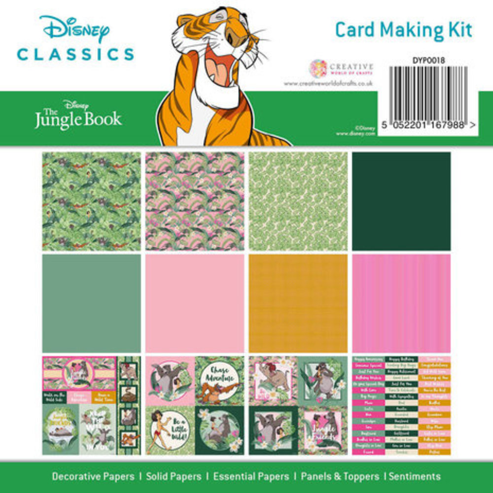 Disney The Jungle Book 8x8 Inch Card Making Kit (DYP0018)
