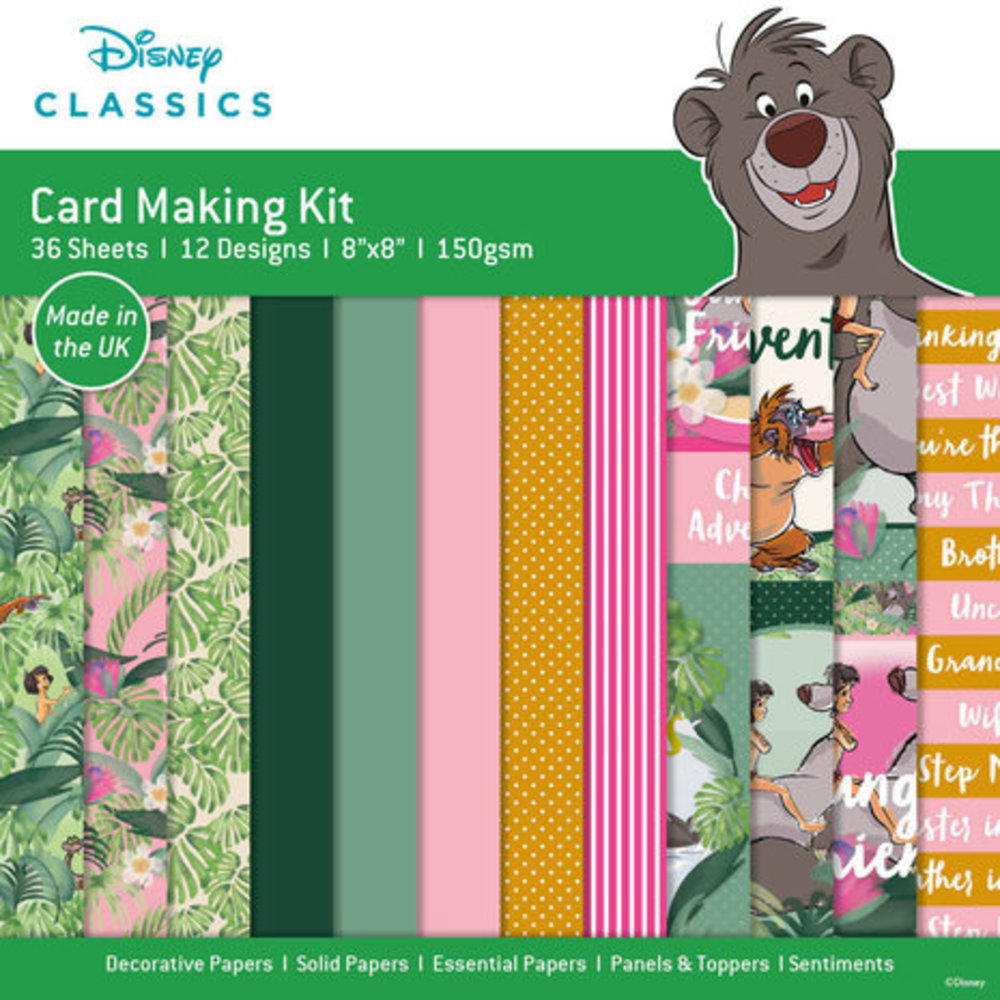 Disney The Jungle Book 8x8 Inch Card Making Kit (DYP0018)