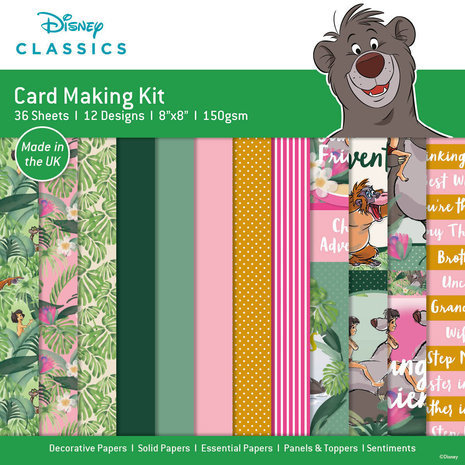 Disney The Jungle Book 8x8 Inch Card Making Kit (DYP0018)