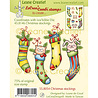 Leane Creatief Christmas Stockings Clear Stamps (558054) Leane Creatief Christmas Stockings Clear Stamps (558054)