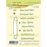 Leane Creatief Banner & Tekst Nederlands Clear Stamps (558061)