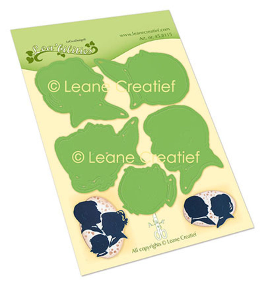 Leane Creatief Snijmal Familie Silhouetten (458115) Leane Creatief Snijmal Familie Silhouetten (458115)