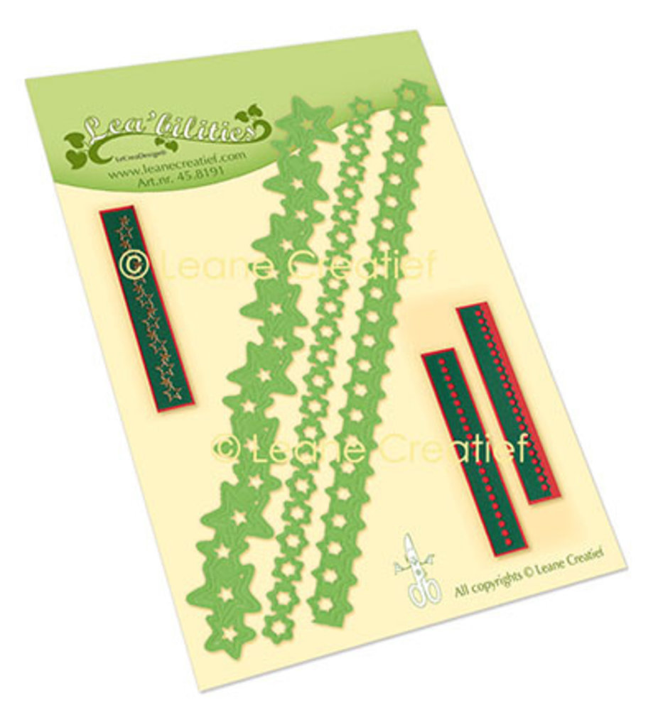 Leane Creatief Snijmal Card Borders Stars (458191) Leane Creatief Snijmal Card Borders Stars (458191)