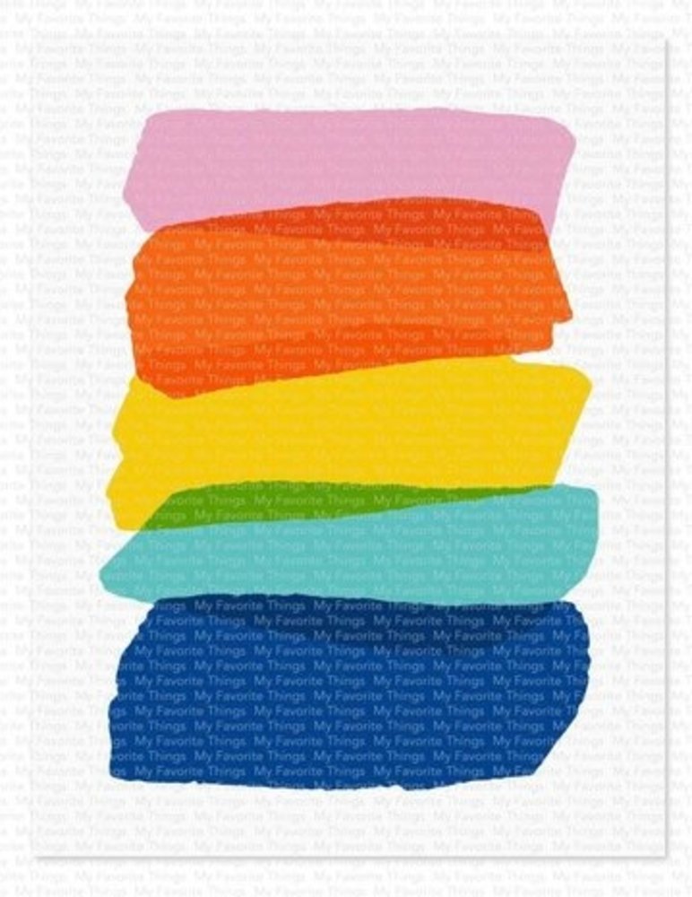 My Favorite Things Paint Strokes Stencil (ST-174)