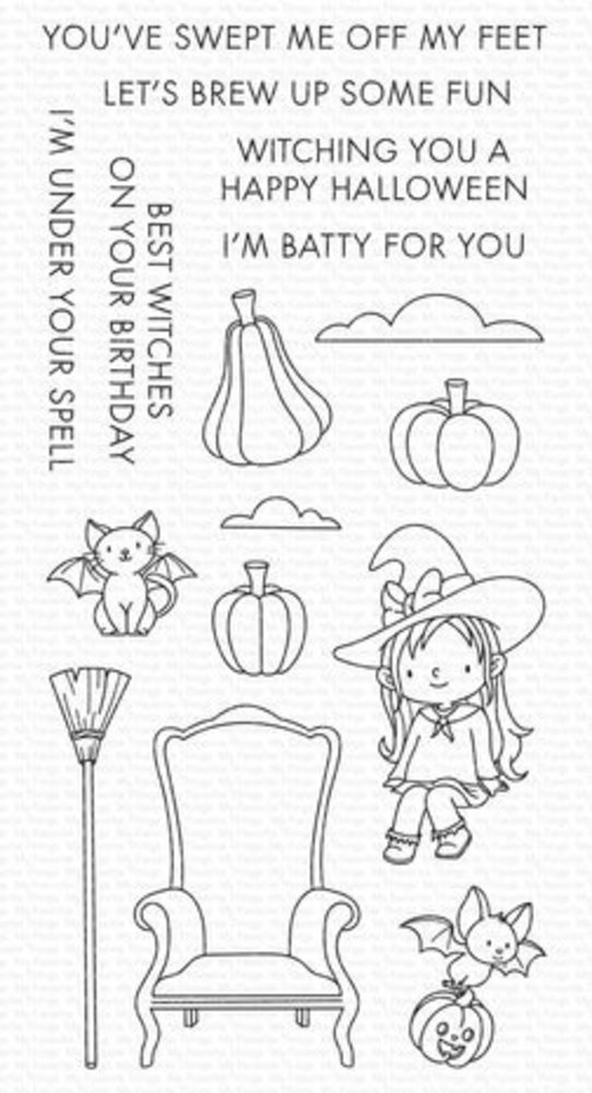 My Favorite Things Best Witches Clear Stamps (YUZU-009) My Favorite Things Best Witches Clear Stamps (YUZU-009)