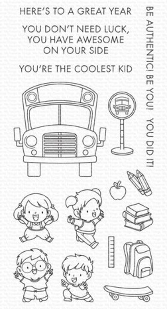 My Favorite Things School Is Cool Clear Stamps (YUZU-010)