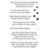 My Favorite Things Rainbow Bridge Goodbyes Clear Stamps (CS-674)