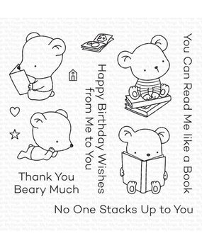 My Favorite Things Bookworm Bears Clear Stamps (CS-710) My Favorite Things Bookworm Bears Clear Stamps (CS-710)