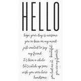 My Favorite Things How to Say Hello Clear Stamps (CS-715)