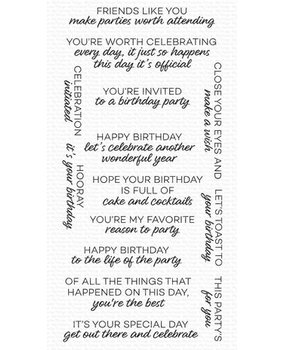 My Favorite Things Let's Celebrate Clear Stamps (CS-716) My Favorite Things Let's Celebrate Clear Stamps (CS-716)
