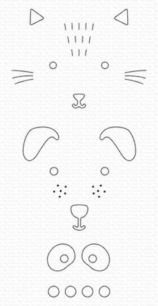 My Favorite Things Die-namics Best Friend Faces (MFT-2343)