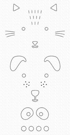 My Favorite Things Die-namics Best Friend Faces (MFT-2343)