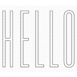 My Favorite Things Die-namics Tall Hello (MFT-2344)