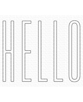 My Favorite Things Die-namics Tall Hello (MFT-2344) My Favorite Things Die-namics Tall Hello (MFT-2344)