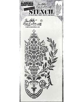 Stampers Anonymous Tim Holtz Crest Layering Stencil (THS161) Stampers Anonymous Tim Holtz Crest Layering Stencil (THS161)