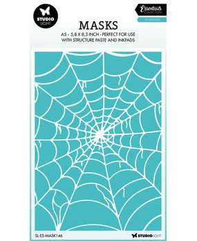 Studio Light Essentials Spiderweb A5 Masking Stencil (SL-ES-MASK146) Studio Light Essentials Spiderweb A5 Masking Stencil (SL-ES-MASK146)
